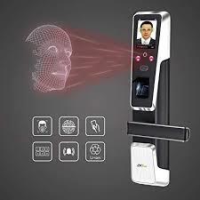 Biometric face recognition door lock