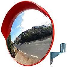 Convex parking safety mirror
