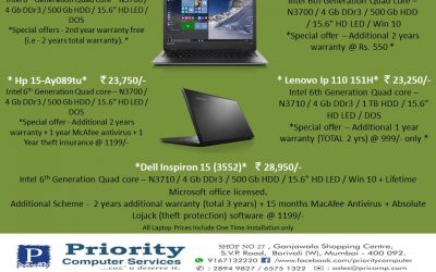 Budget Laptop Starting @ 19,900/-